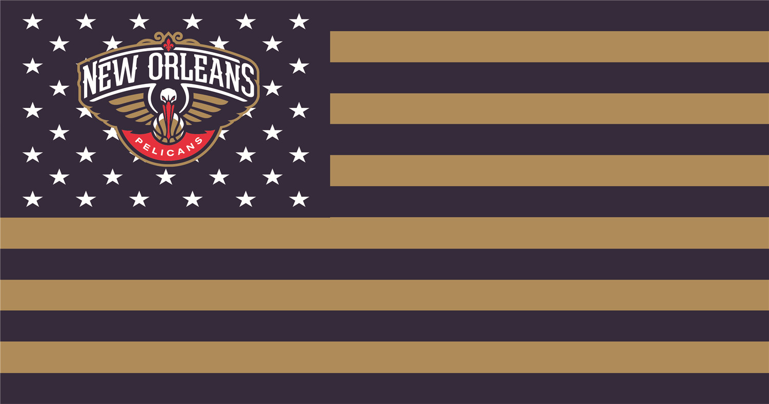 New Orleans Pelicans Flags DIY iron on transfer (heat transfer)